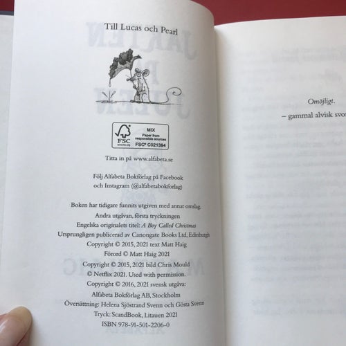JAkTEN PÅ JULEN Matt Haig 2021