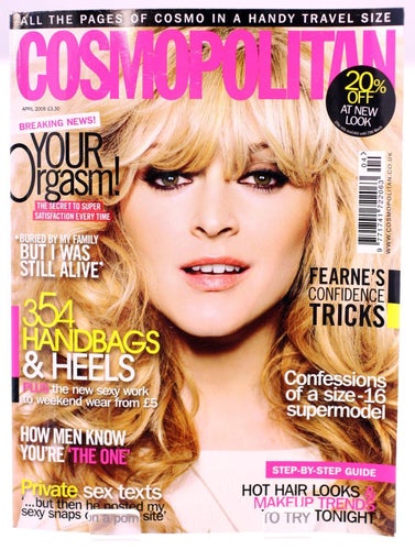 Cosmopolitan magazine-April 2009-Fearne Cotton cover-UK edition-Weight 288g
