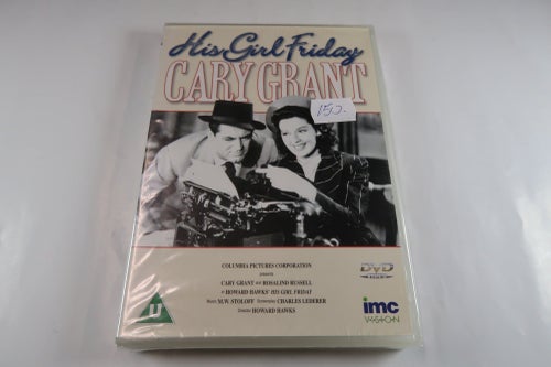 His Girl Friday (1940) DVD (OBS! NY, INPLASTAD)