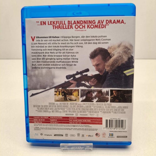 Cold Pursuit - Lian Neeson - Blu-ray film, Svensk text, Fint skick