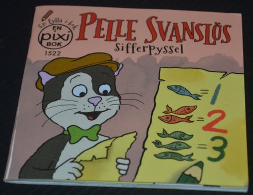 Pixi bok Pelle Svanslös sifferpyssel