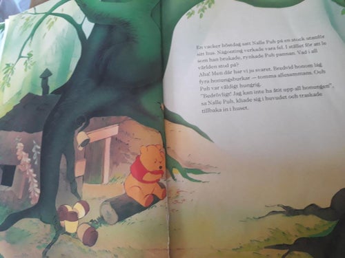 bok barnbok Nalle Puh WALT DISNEY klassiker !