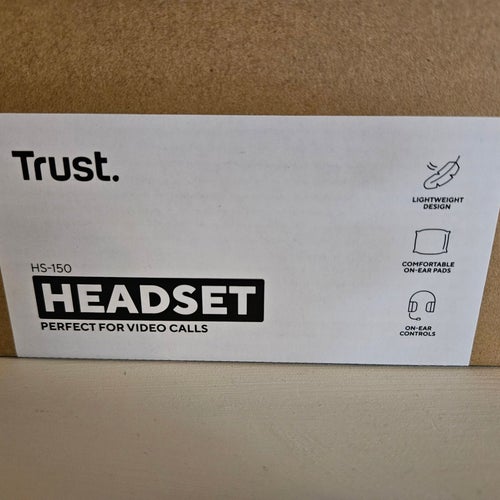 Trust HS-150 Headset. Perfect for video calls. Nytt.