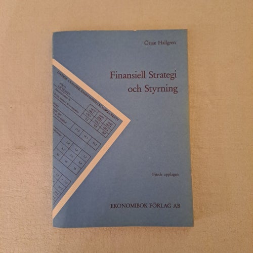 Finansiell Strategi och Styrning - Örjan Hallgren - 1990