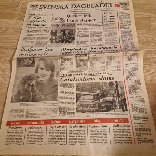 Svenska Dagbladet 27 juni 1977