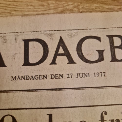 Svenska Dagbladet 27 juni 1977