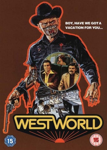 Westworld (1973) Michael Crichton med Yul Brynner, Richard Benjamin