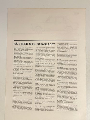 FIAT 128 1975 DATABLAD MKT FIN!