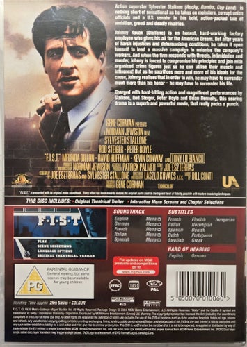 F.I.S.T. DVD Sylvester Stallone