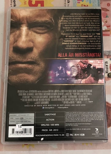 Sabotage (DVD) med Arnold Schwarzenegger