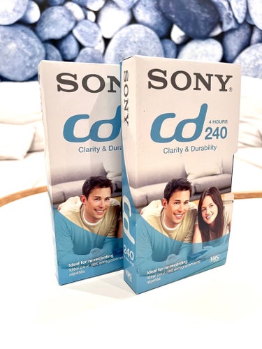 2 st nya oanvända Sony VHS Videoband.