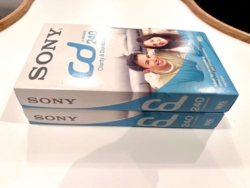 2 st nya oanvända Sony VHS Videoband.