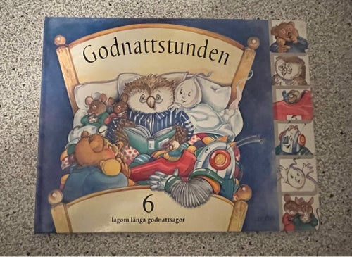 Boken Godnattstunden - Lagom Långa Godnattsagor barnbok