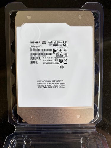 Toshiba MG09ACA18TE 18TB SATA Hårddisk
