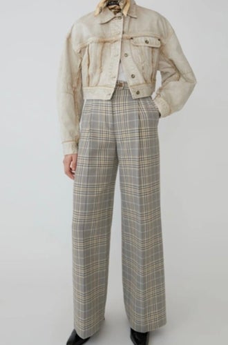 Acne Studios Trousers plaid checkerd