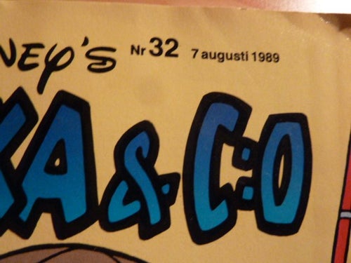 KALLE ANKA & C:O, 1989 NR 32, TIDNING