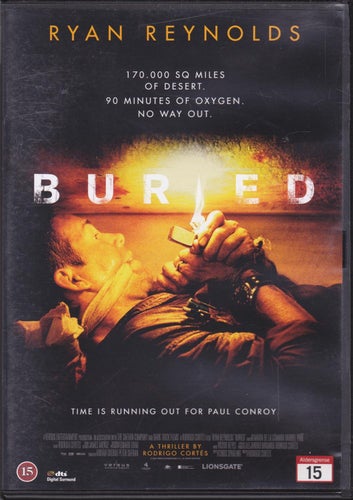 DVD / Buried / Ryan Reynolds / Nära Nyskick
