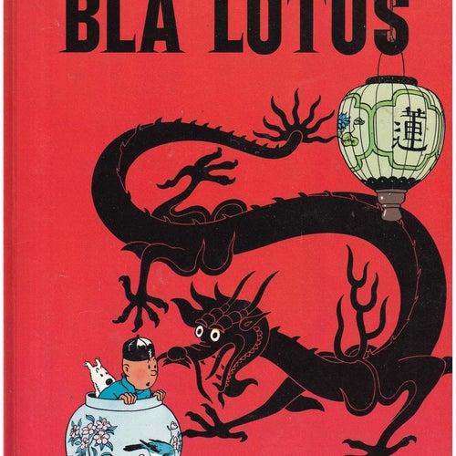 Tintin Blå Lotus 1979 Album