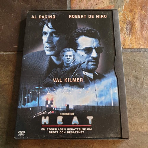 Heat (1995) -Snapcase DVD- Al Pacino, Robert De Niro - VG