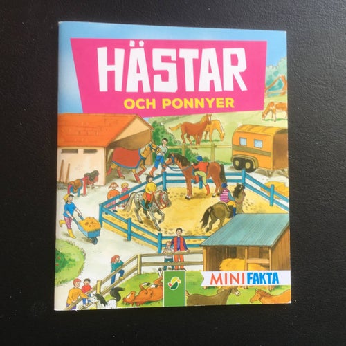 HÄSTAR OCH PONNYER - MiniFakta - lite större än en pixi bok