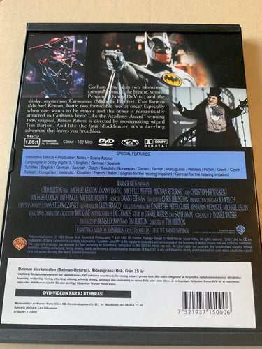 Batman returns, Slipcase, Dvd