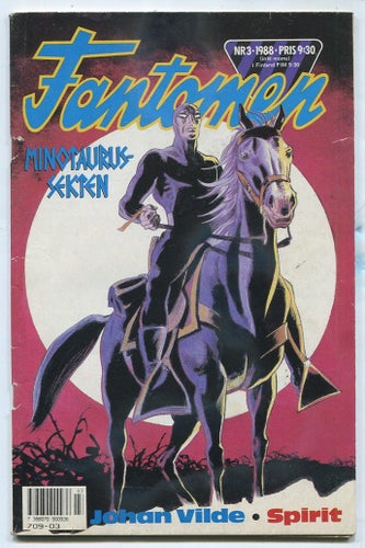 Fantomen 1988 nr 3 Minotaurus sekten / Johan Vilde , Spirit