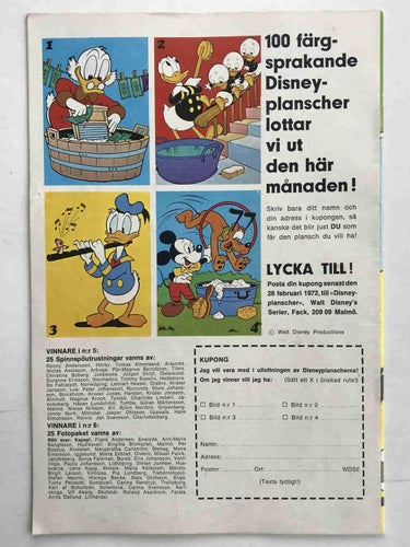 Walt Disney´s Serier - 1972:2 FN-VF