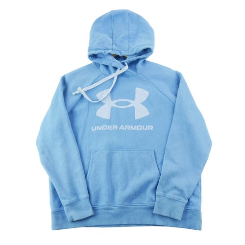 Under Armour Light Blue Hoodie Women Size L #QWE1610
