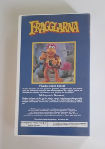 Fragglarna - Vembis svåra beslut, Mokey och Dosarna - VHS / SE / Wendros