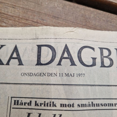Svenska Dagbladet 11 Maj 1977