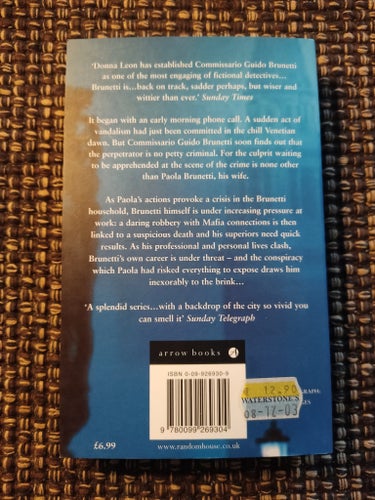 Fatal Remedies av Donna Leon, okänt publiceringsår