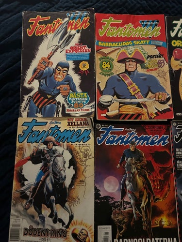 Fantomen Nostalgipaket 8 st - Jubileumsnummer 1980 & 2020, 40 års spann