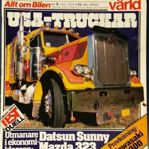 Teknikens Värld 5 1979: Datsun Sunny, Mazda 323, Kawasaki Z 1300, Volvo 244 D6