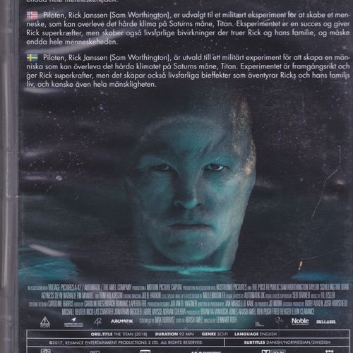 DVD / The Titan / Sam Worthington, Taylor Schilling / Nära nyskick