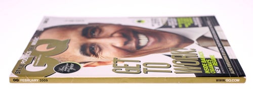 GQ Magazine February 2009-Barack Obama cover-Get To Work Issue-NEW-British Ed