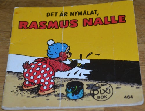 Äldre Pixibok Det är nymålat Rasmus Nalle
