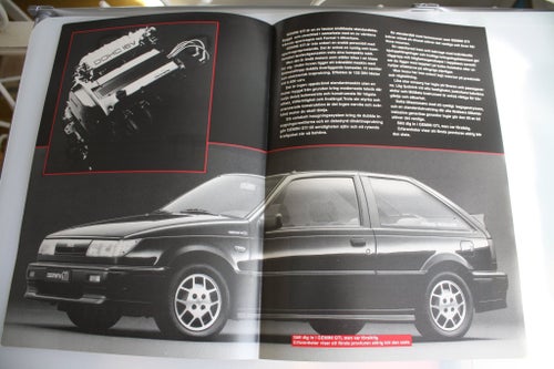 Isuzu Gemini GTI Broschyr