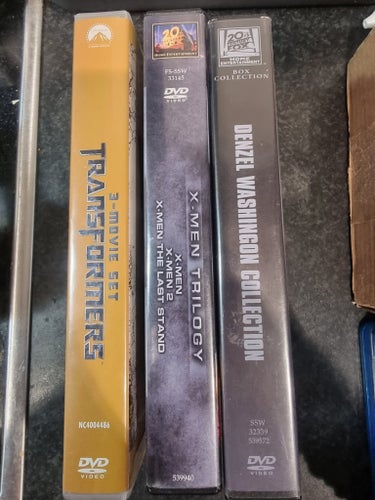 Denzel Washington Collection, X-Men Trilogy och Transformers 3-Movie Set DVD