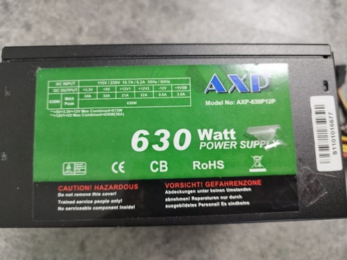 AXP 630W Nätaggregat