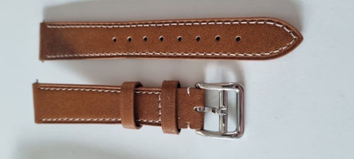 20mm brunt Vinstrap Brixham Flat Leather vintage