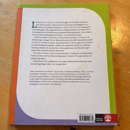 Illustrerad farmakologi 1 av Terje Simonsen, Jarle Aarbakke & Jan Hasselström,