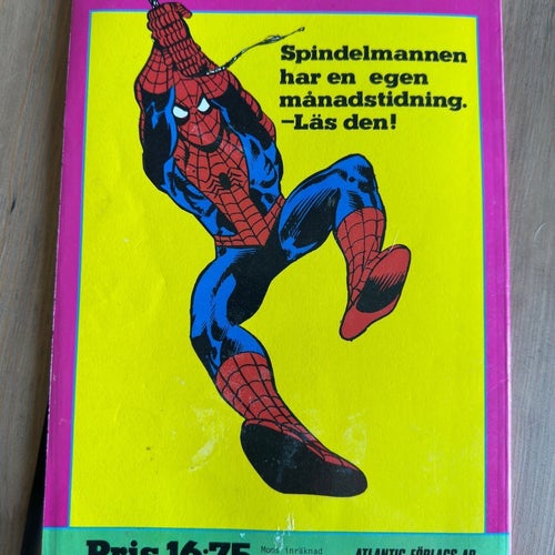 Presentalbum Den Fantastiske Spindelmannen Marvel Comics 1982