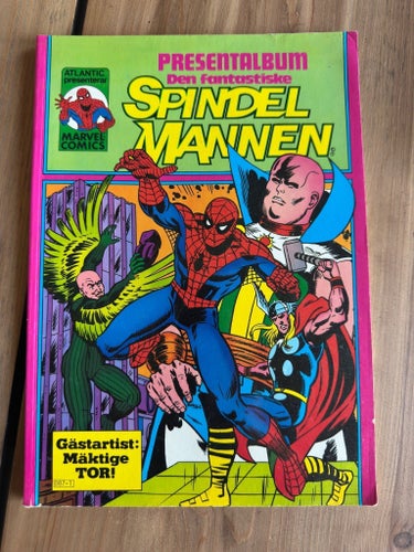 Presentalbum Den Fantastiske Spindelmannen Marvel Comics 1982