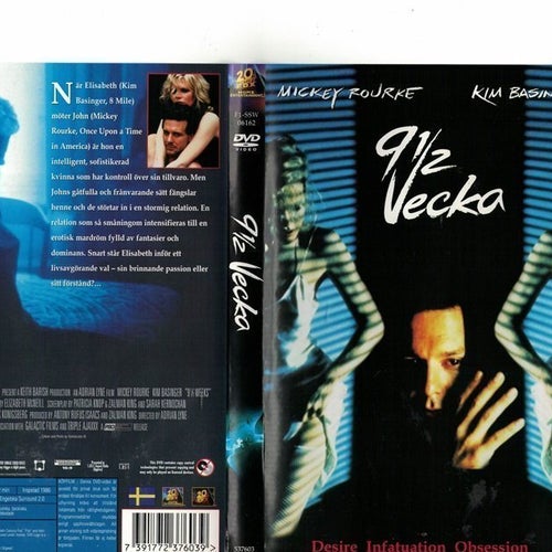 9 1/2 Vecka DVD , Erotik , Romantik , Drama
