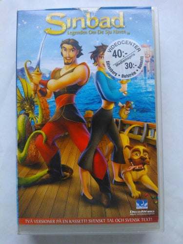 VHS - Sinbad Legenden Om De Sju Haven