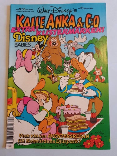 Kalle Anka & Co nr 21 från 1989