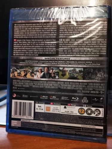 Jurassic World (Blu-Ray) 2015 - NY/Inplastad