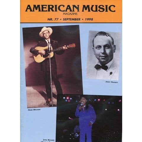 American Music Magazine # 77 Hank Williams Jimmy Haggett