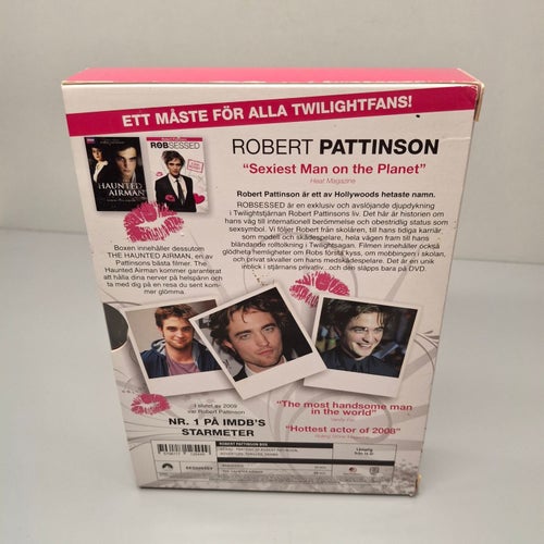 Rob Pattinson Sessed x2 - Region 2, DVD-box, Svensk text, Fint skick
