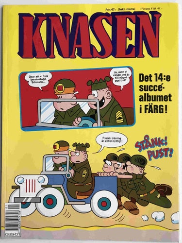 Knasen Album - 14 (med text på omslaget). FN-VF